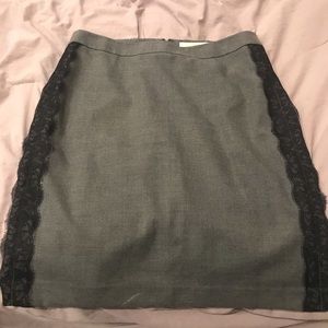 grey LOFT skirt